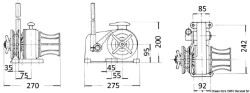 Italwinch Giglio manual windlass gypsy 8 mm 